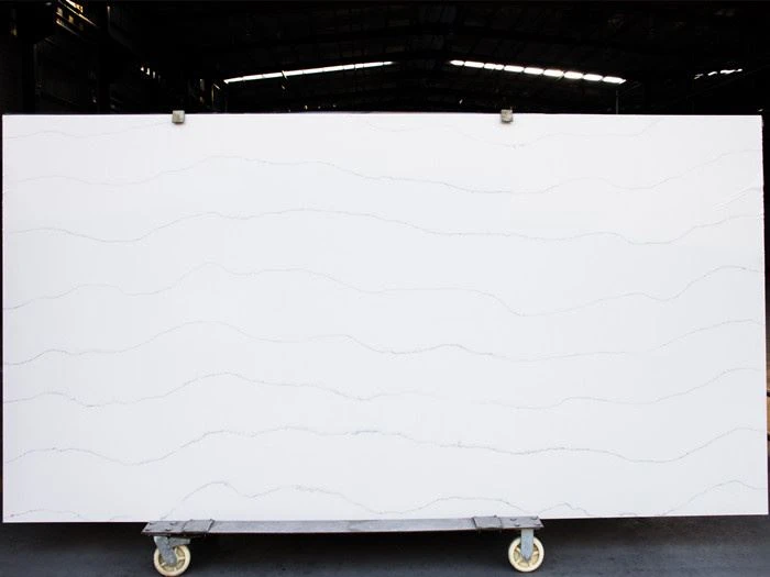 White quartz bathroom