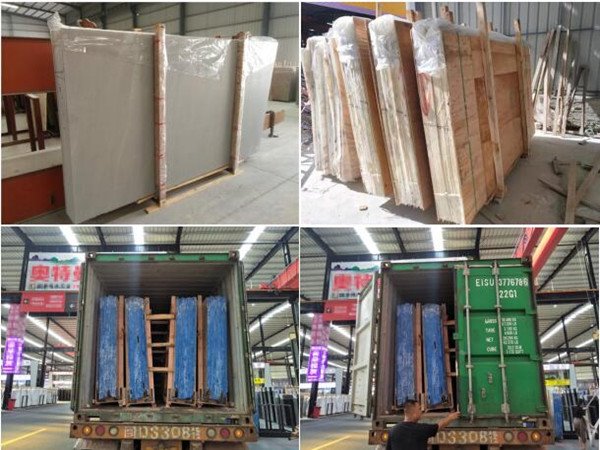 marble slab packing loading