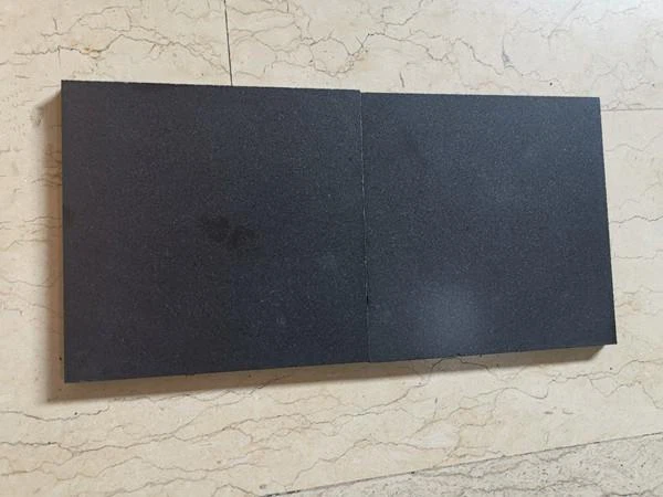 Absolute Black Honed  granite tile