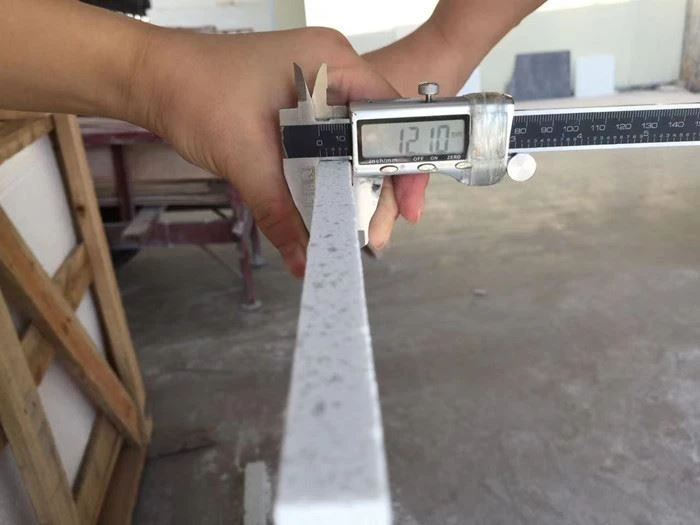 Stardust white quartz tiles thickness inspect