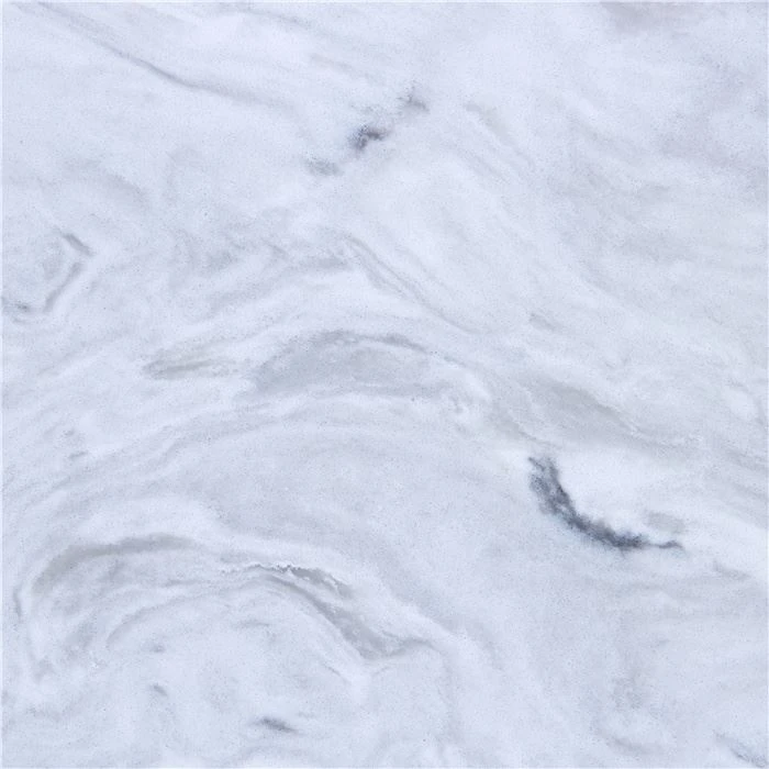 white fusion polished quartz for vanity