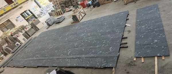 Black Granite with White Vein