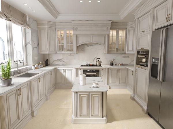 Blat de cuarț cu venă de aur