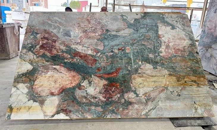Seasons Pink Marble wall slab
