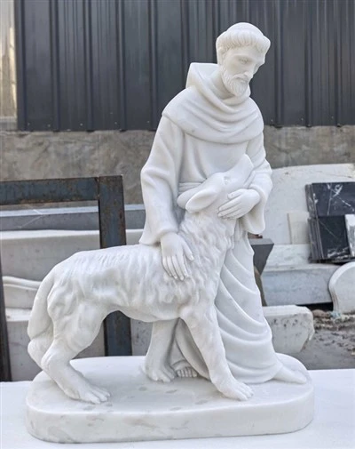 Statuia Sfântului Francisc cu Lup